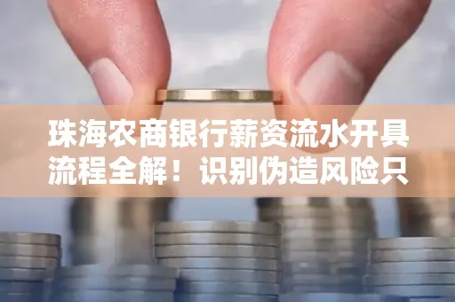 珠海农商银行薪资流水开具流程全解!识别伪造风险只需这几个技巧