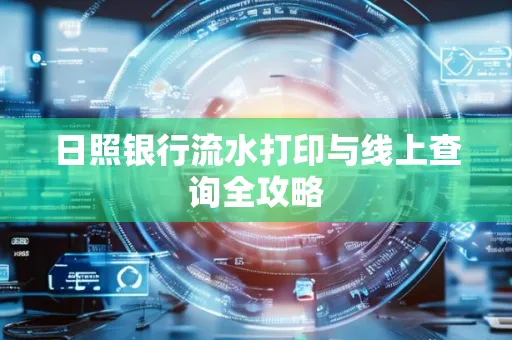 日照银行流水打印与线上查询全攻略