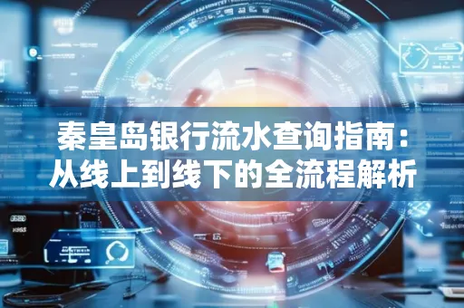 秦皇岛银行流水查询指南:从线上到线下的全流程解析