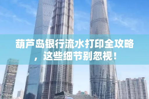 葫芦岛银行流水打印全攻略,这些细节别忽视!
