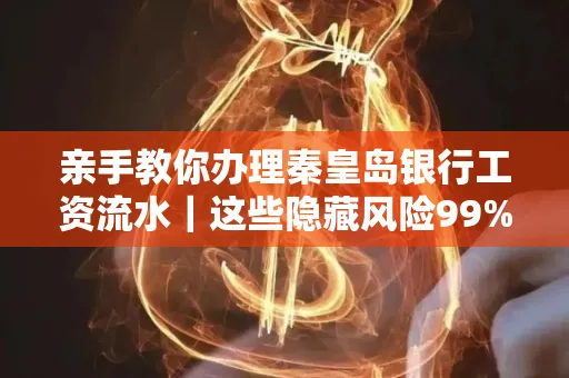 亲手教你办理秦皇岛银行工资流水|这些隐藏风险99%的人都忽略了 亲手教你办理秦皇岛银行工资流水|这些隐藏风险99%的人都忽略了