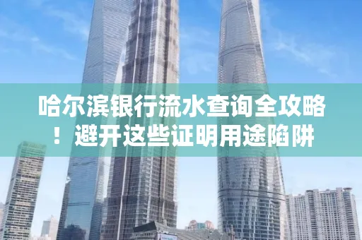 哈尔滨银行流水查询全攻略!避开这些证明用途陷阱