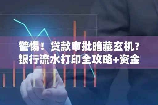 警惕!贷款审批暗藏玄机?银行流水打印全攻略+资金用途审查真相大揭秘