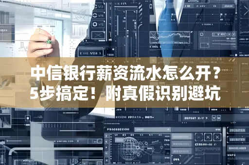中信银行薪资流水怎么开?5步搞定!附真假识别避坑指南