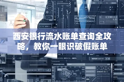 西安银行流水账单查询全攻略,教你一眼识破假账单