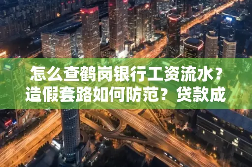 怎么查鹤岗银行工资流水?造假套路如何防范?贷款成功率翻倍攻略