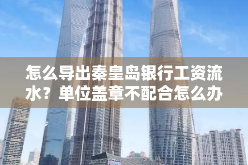 怎么导出秦皇岛银行工资流水?单位盖章不配合怎么办?