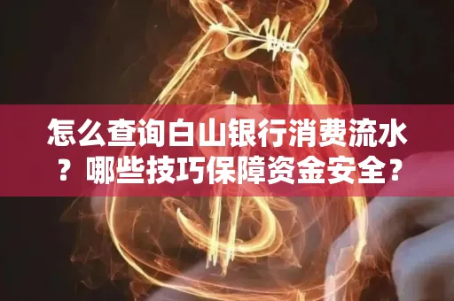 怎么查询白山银行消费流水？哪些技巧保障资金安全？