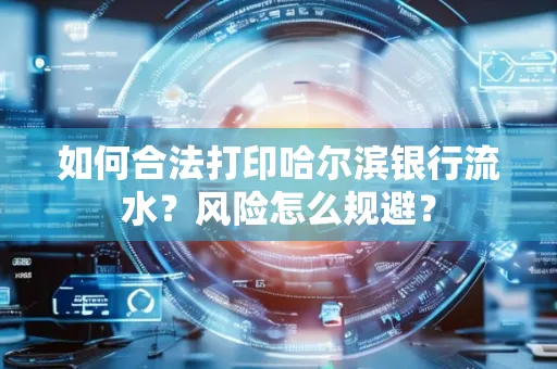 如何合法打印哈尔滨银行流水？风险怎么规避？