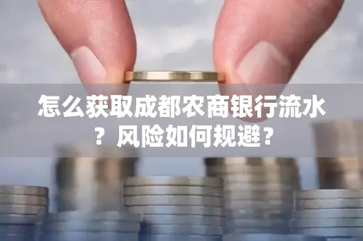 怎么获取成都农商银行流水?风险如何规避?